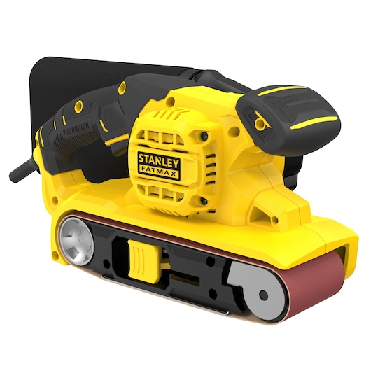 Slefuitor Cu Banda , Stanley FatMax 1010W, Cutie Depozitare si Banda Suplimentara