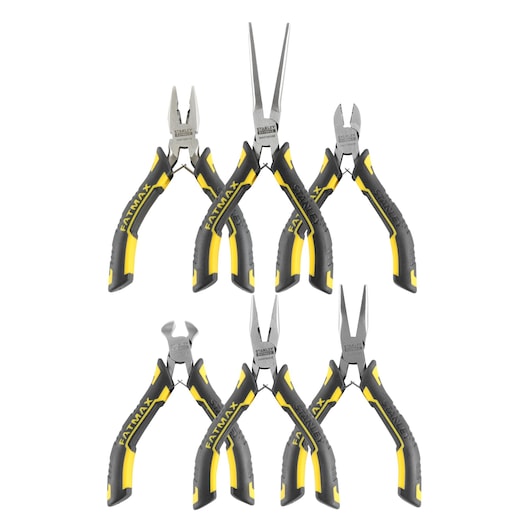 Set de mini-clești pentru electrician STANLEY® FATMAX®, 6 buc.