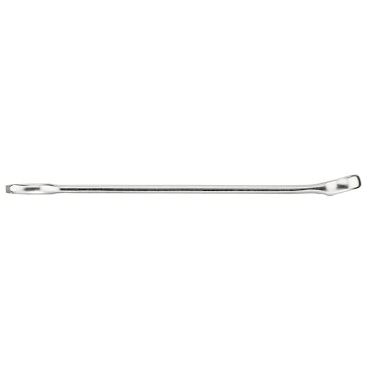 STANLEY FMMT13032-0 flat pry bar tool, silver, side profile on white background.