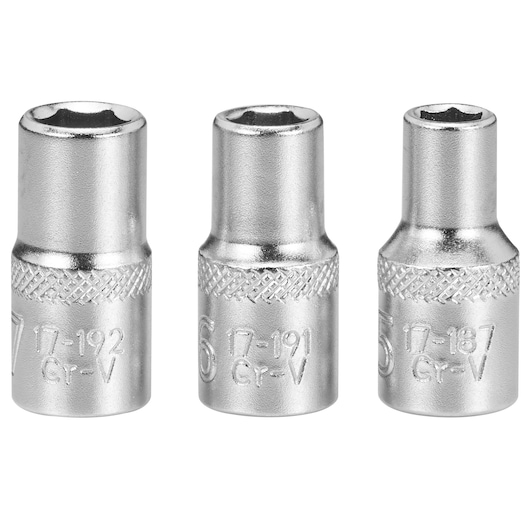 Trusă de chei tubulare STANLEY® FATMAX® 1/4 in. 5-6-7 mm