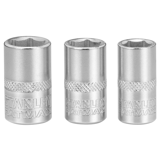Trusă de chei tubulare STANLEY® FATMAX® 1/4 in. 8-9-10 mm