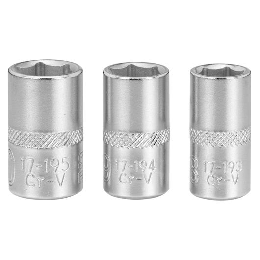 Trusă de chei tubulare STANLEY® FATMAX® 1/4 in. 8-9-10 mm