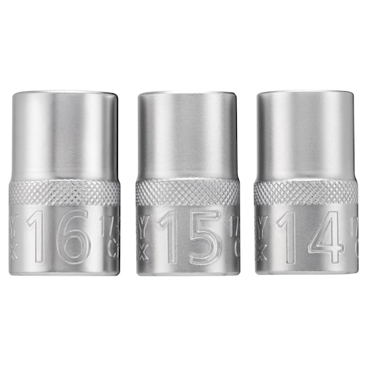 Trusă de chei tubulare STANLEY® FATMAX® 1/2 in. 14-15-16 mm