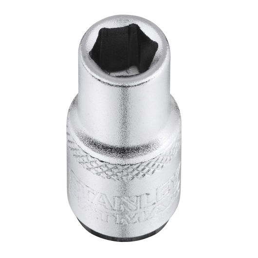 STANLEY FMMT17191-0 silver hex socket, tool accessory category, front angle photo.