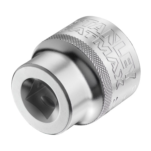 STANLEY FMMT17245-0 silver socket photography, close-up angle on white background