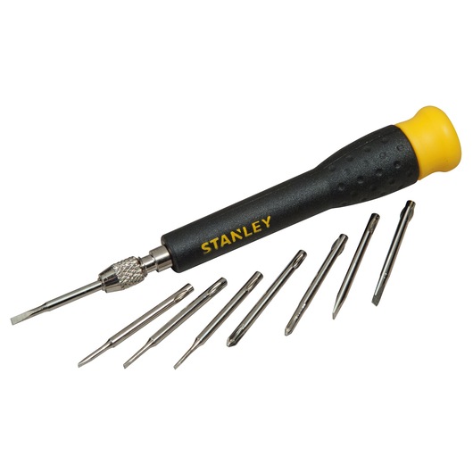 Set de șurubelnițe şi biţi  STANLEY®, 8 buc.