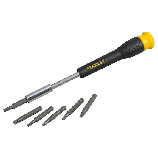 Set de șurubelnițe de precizie hexagonale STANLEY®, 32 buc.