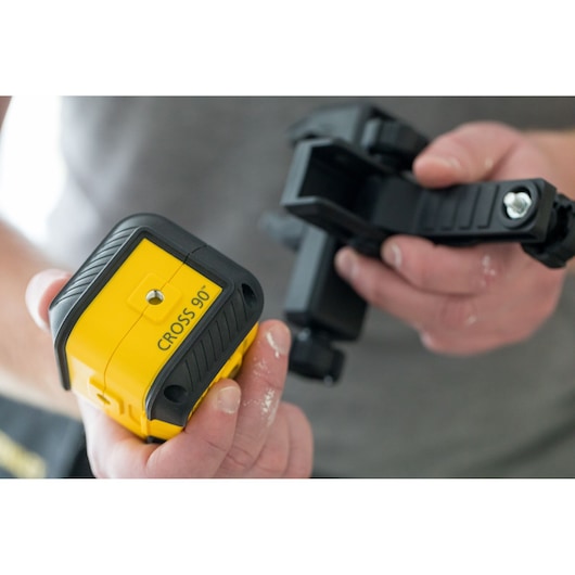 Nivelă  laser STANLEY® 90°, cu linie transversală verde