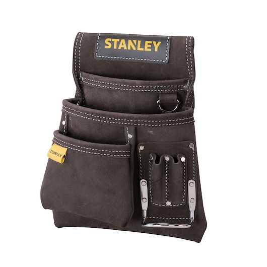 SUPORT  DIN PIELE PENTRU CUREA CU 3 BUZUNARE SI SUPORT DE CIOCAN STANLEY®